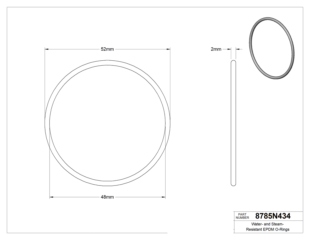 Technical drawing - 8785N434